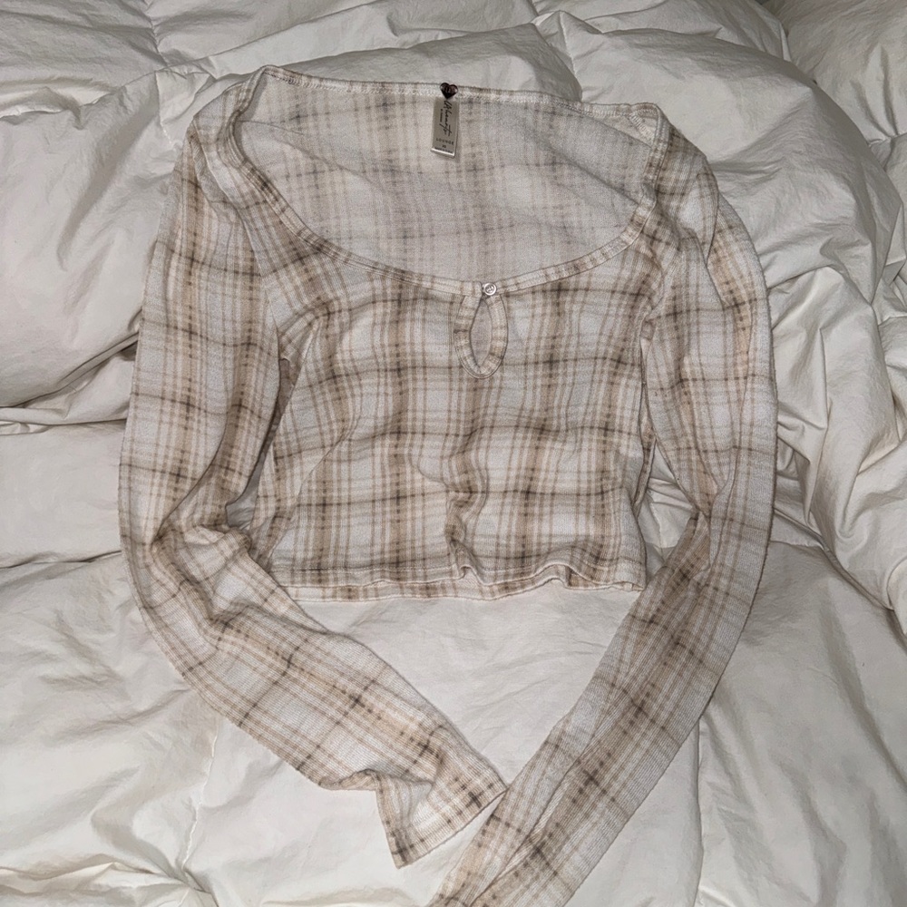 Pacsun gingham long sleeve